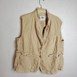 Zara Cream Vest